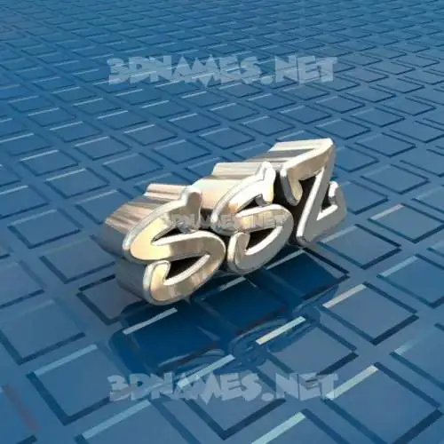 ssz in Blue Bling style - 3D name wallpaper ssz in Blue Bling style - 3D name wallpaper