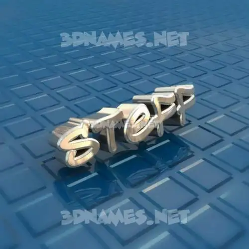 steff in Blue Bling style - 3D name wallpaper steff in Blue Bling style - 3D name wallpaper