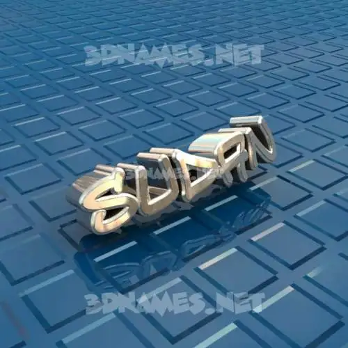 sudan in Blue Bling style - 3D name wallpaper sudan in Blue Bling style - 3D name wallpaper
