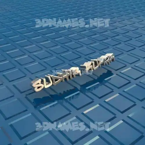 sudhir kumar in Blue Bling style - 3D name wallpaper