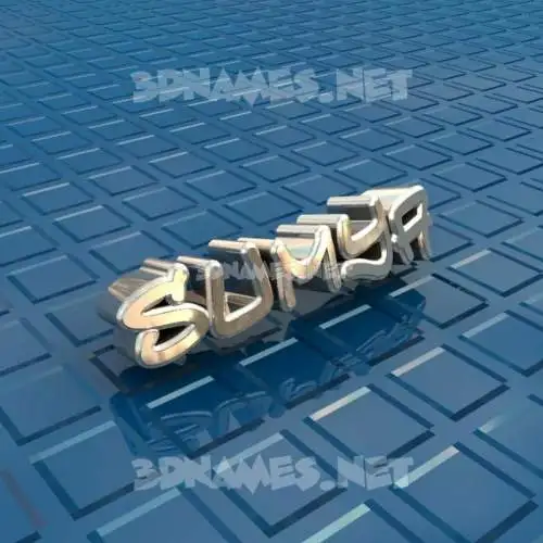 sumya in Blue Bling style - 3D name wallpaper
