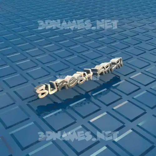 suresh kalai in Blue Bling style - 3D name wallpaper