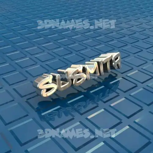 susmita in Blue Bling style - 3D name wallpaper