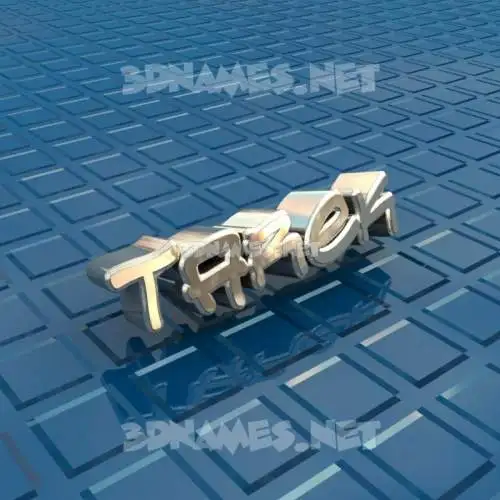 tarek in Blue Bling style - 3D name wallpaper