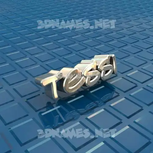tessi in Blue Bling style - 3D name wallpaper tessi in Blue Bling style - 3D name wallpaper