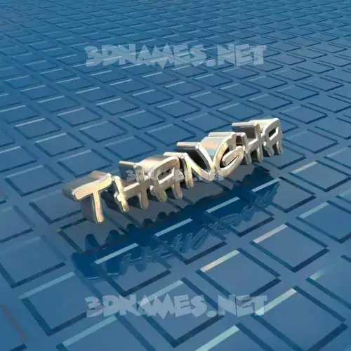 thangha in Blue Bling style - 3D name wallpaper thangha in Blue Bling style - 3D name wallpaper