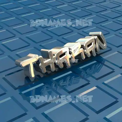 tharan in Blue Bling style - 3D name wallpaper tharan in Blue Bling style - 3D name wallpaper