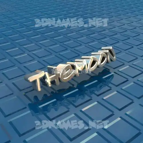 themoon in Blue Bling style - 3D name wallpaper themoon in Blue Bling style - 3D name wallpaper