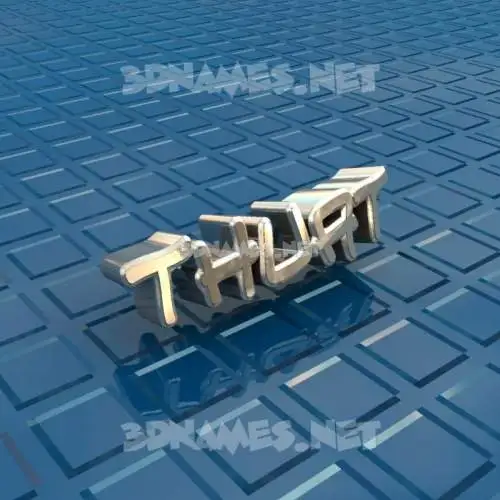 thuat in Blue Bling style - 3D name wallpaper thuat in Blue Bling style - 3D name wallpaper