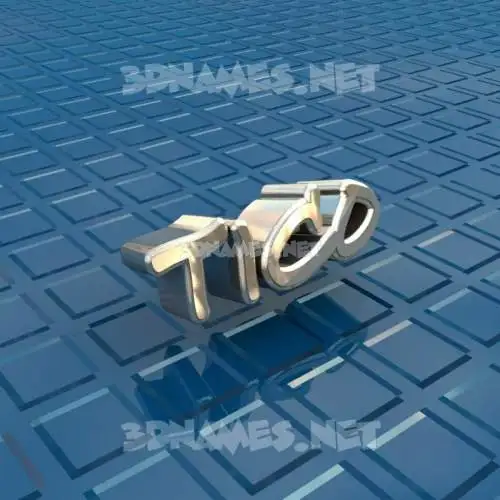 tico in Blue Bling style - 3D name wallpaper tico in Blue Bling style - 3D name wallpaper