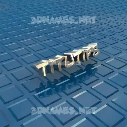 titutips in Blue Bling style - 3D name wallpaper titutips in Blue Bling style - 3D name wallpaper