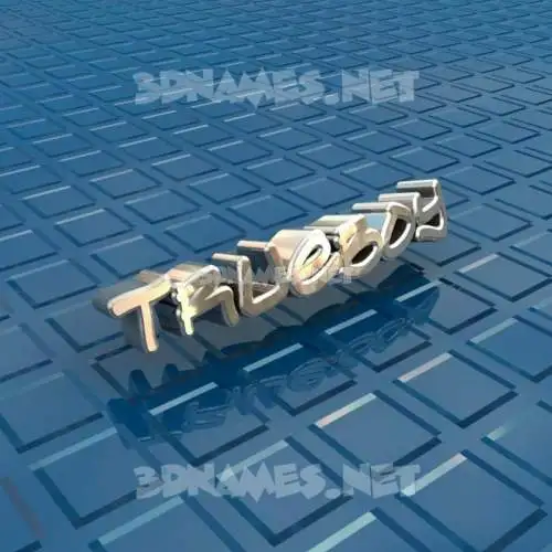 trueboy in Blue Bling style - 3D name wallpaper