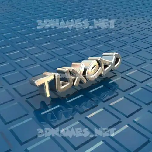 tuxedo in Blue Bling style - 3D name wallpaper tuxedo in Blue Bling style - 3D name wallpaper