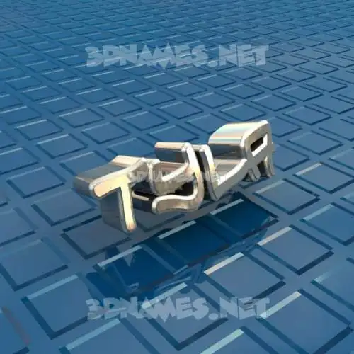 tyla in Blue Bling style - 3D name wallpaper