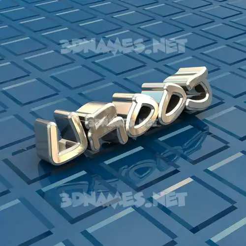 urooj in Blue Bling style - 3D name wallpaper