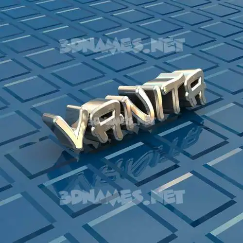 vanita in Blue Bling style - 3D name wallpaper vanita in Blue Bling style - 3D name wallpaper