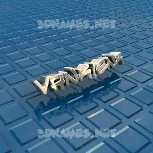 vankienr in Blue Bling style - 3D name wallpaper