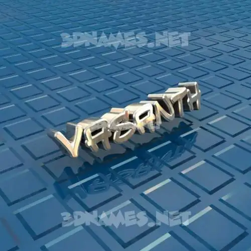 vasanth in Blue Bling style - 3D name wallpaper