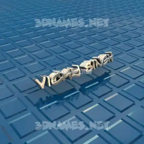 vicky singh in Blue Bling style - 3D name wallpaper vicky singh in Blue Bling style - 3D name wallpaper