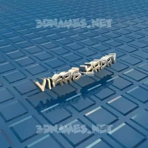 vikas yadav in Blue Bling style - 3D name wallpaper
