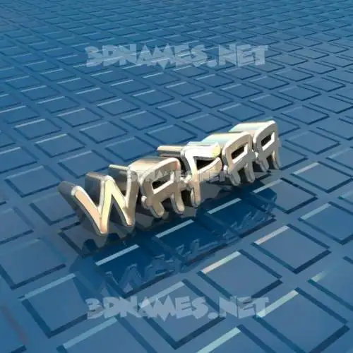 wafaa in Blue Bling style - 3D name wallpaper wafaa in Blue Bling style - 3D name wallpaper