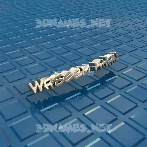 waseem khan in Blue Bling style - 3D name wallpaper waseem khan in Blue Bling style - 3D name wallpaper