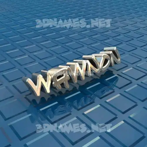 wawnon in Blue Bling style - 3D name wallpaper wawnon in Blue Bling style - 3D name wallpaper