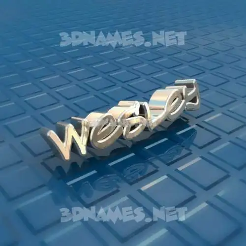 wesley in Blue Bling style - 3D name wallpaper wesley in Blue Bling style - 3D name wallpaper