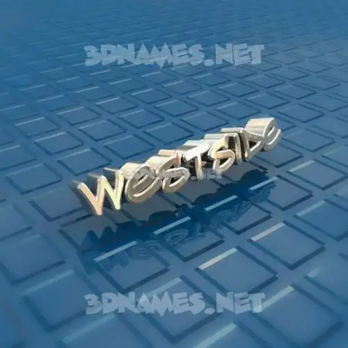westside in Blue Bling style - 3D name wallpaper westside in Blue Bling style - 3D name wallpaper