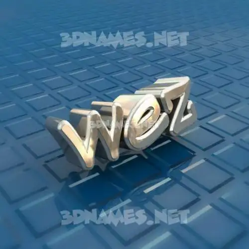 wez in Blue Bling style - 3D name wallpaper wez in Blue Bling style - 3D name wallpaper