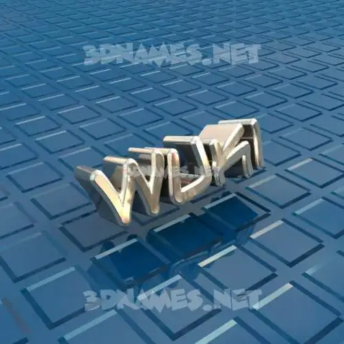 wuki in Blue Bling style - 3D name wallpaper wuki in Blue Bling style - 3D name wallpaper