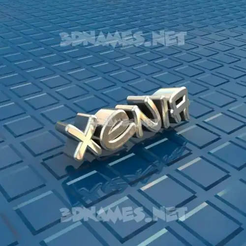 xenia in Blue Bling style - 3D name wallpaper xenia in Blue Bling style - 3D name wallpaper