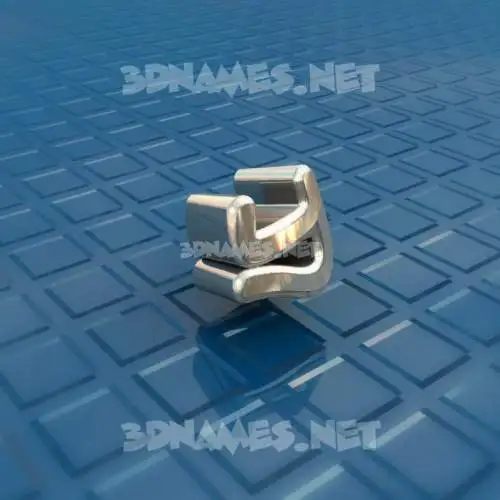 y in Blue Bling style - 3D name wallpaper