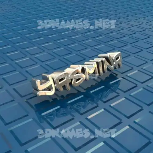 yasmina in Blue Bling style - 3D name wallpaper yasmina in Blue Bling style - 3D name wallpaper