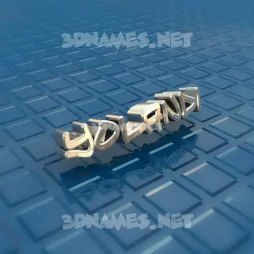 yolandi in Blue Bling style - 3D name wallpaper yolandi in Blue Bling style - 3D name wallpaper