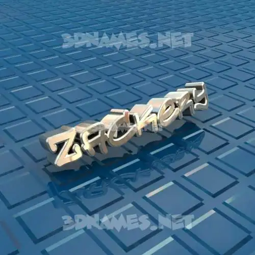 zackery in Blue Bling style - 3D name wallpaper zackery in Blue Bling style - 3D name wallpaper
