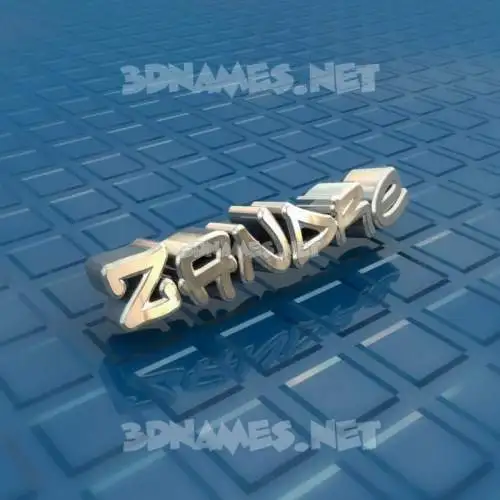 zandre in Blue Bling style - 3D name wallpaper