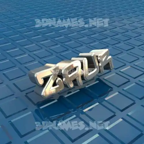 zaur in Blue Bling style - 3D name wallpaper zaur in Blue Bling style - 3D name wallpaper