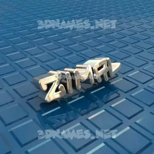 zimal in Blue Bling style - 3D name wallpaper zimal in Blue Bling style - 3D name wallpaper