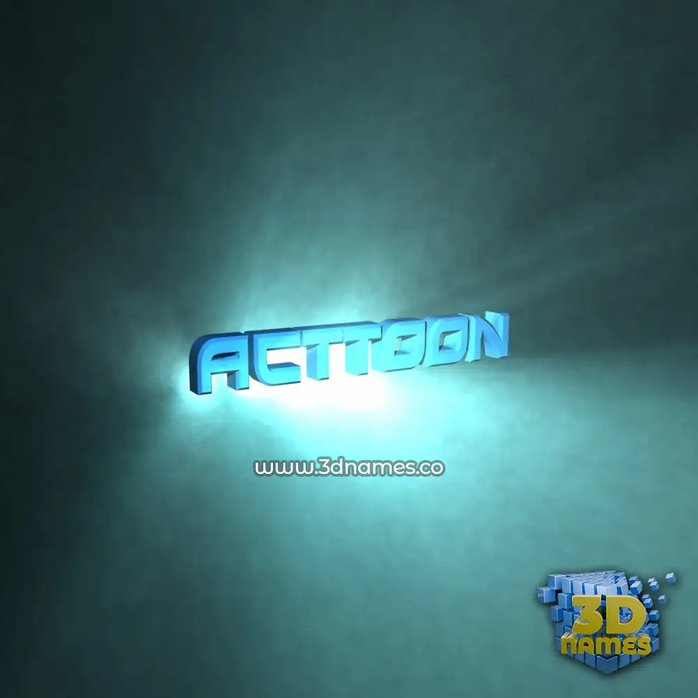 acttoon in Light Shine style - 3D name wallpaper acttoon in Light Shine style - 3D name wallpaper