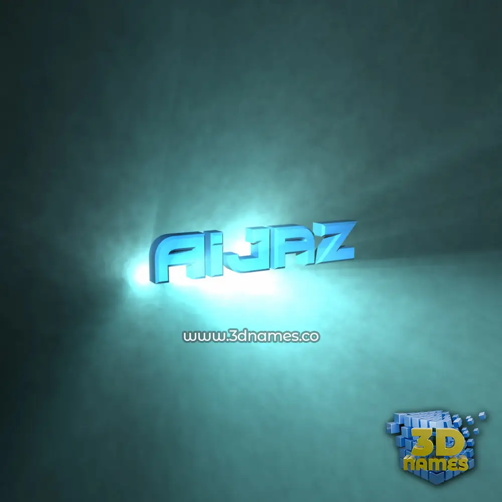aijaz in Light Shine style - 3D name wallpaper aijaz in Light Shine style - 3D name wallpaper