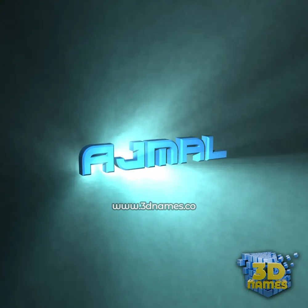 ajmal in Light Shine style - 3D name wallpaper ajmal in Light Shine style - 3D name wallpaper