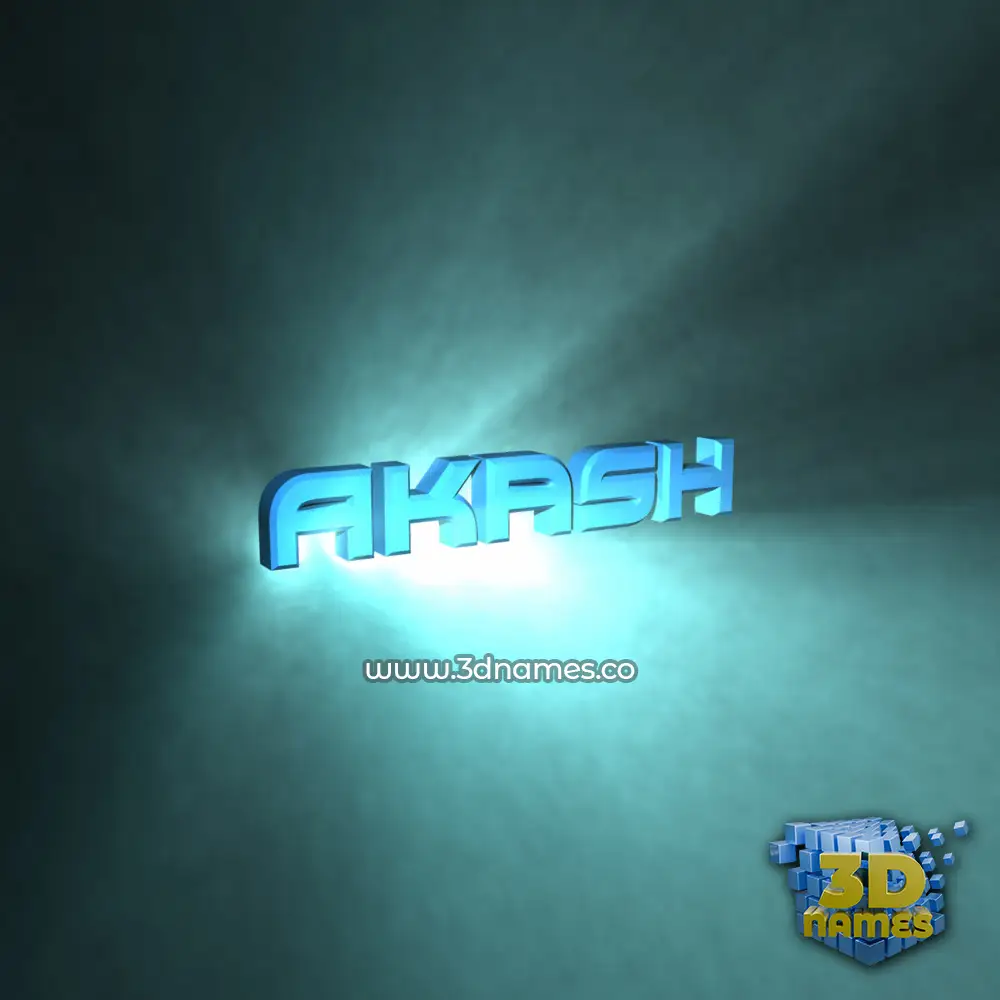 akash in Light Shine style - 3D name wallpaper akash in Light Shine style - 3D name wallpaper