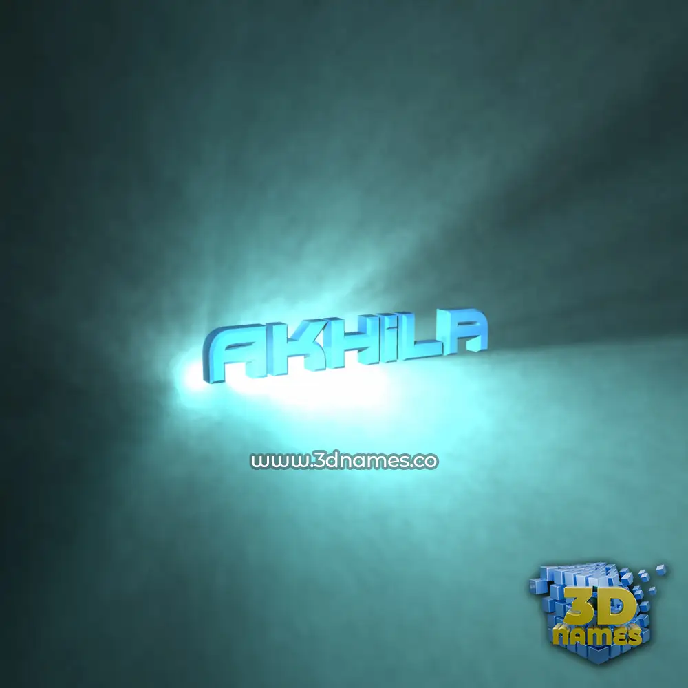 akhila in Light Shine style - 3D name wallpaper akhila in Light Shine style - 3D name wallpaper