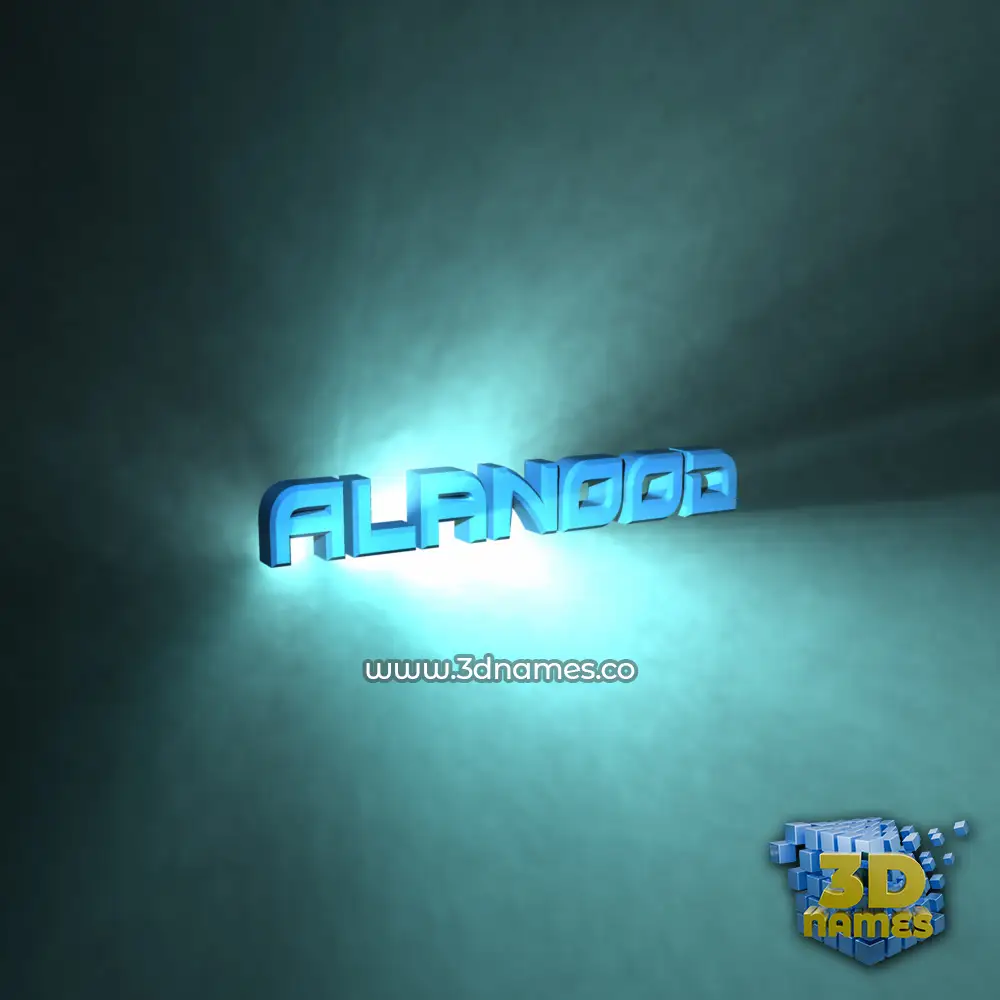 alanood in Light Shine style - 3D name wallpaper alanood in Light Shine style - 3D name wallpaper