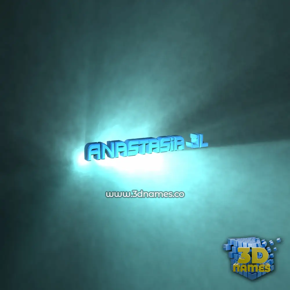 anastasia jl in Light Shine style - 3D name wallpaper anastasia jl in Light Shine style - 3D name wallpaper