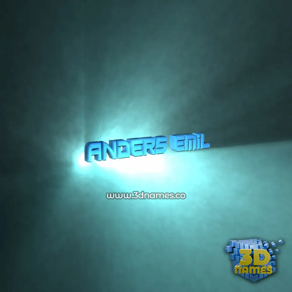 anders emil in Light Shine style - 3D name wallpaper anders emil in Light Shine style - 3D name wallpaper