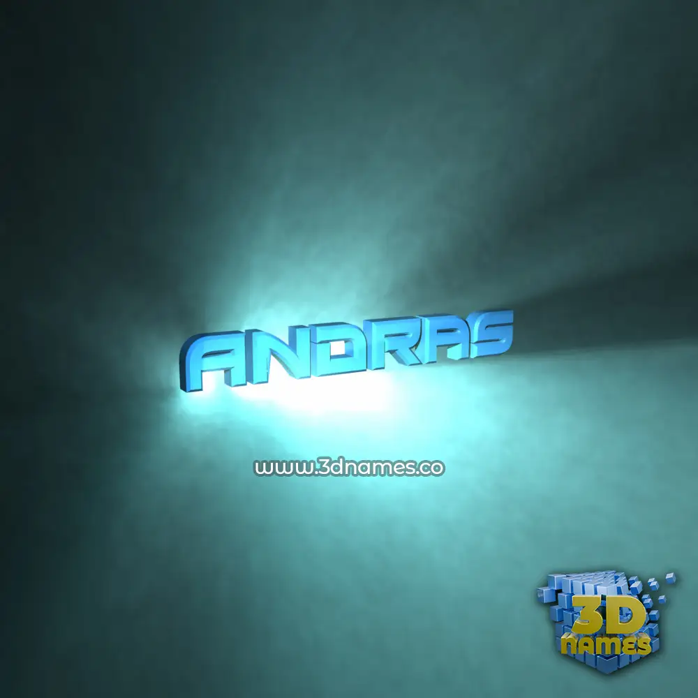 andras in Light Shine style - 3D name wallpaper andras in Light Shine style - 3D name wallpaper