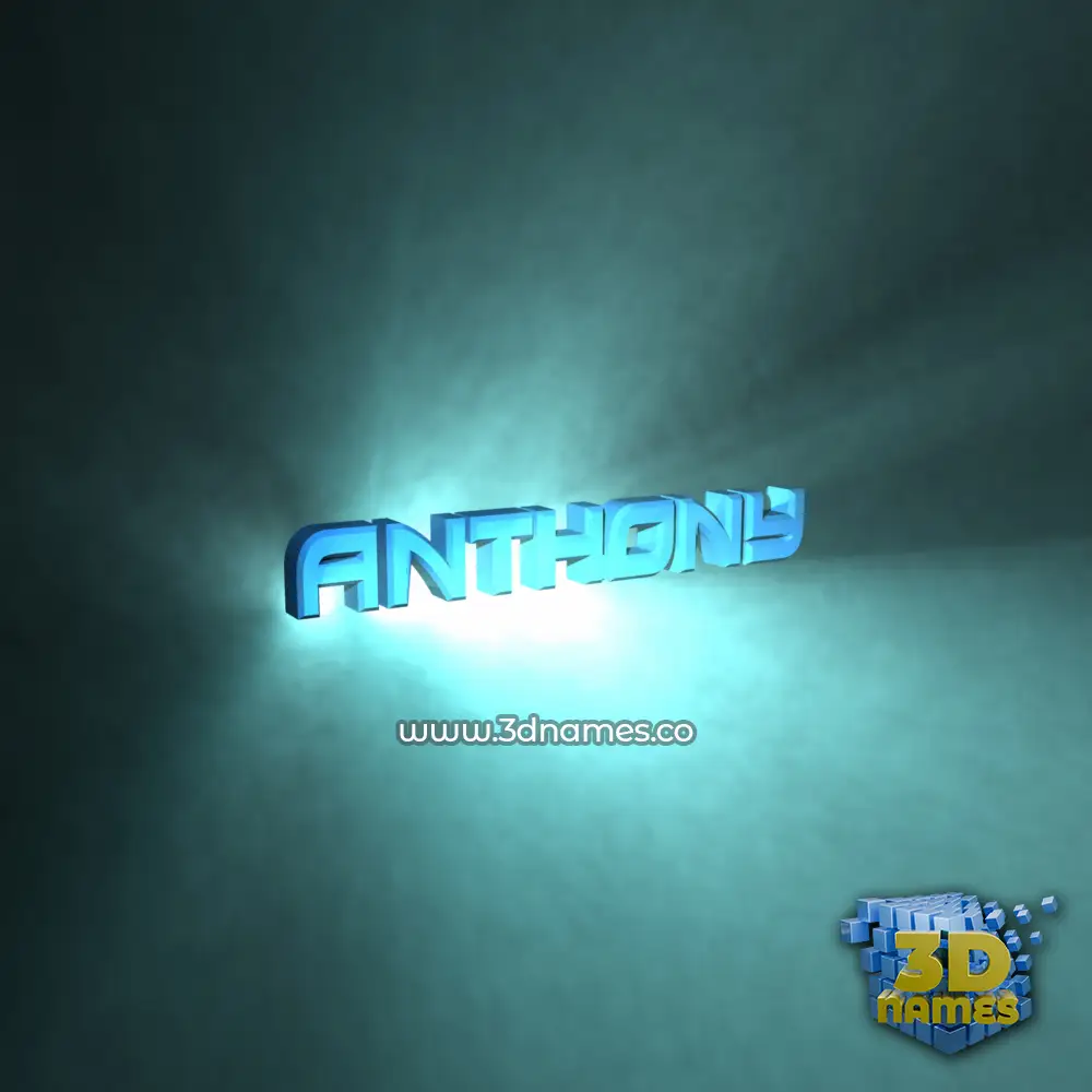 anthony in Light Shine style - 3D name wallpaper anthony in Light Shine style - 3D name wallpaper