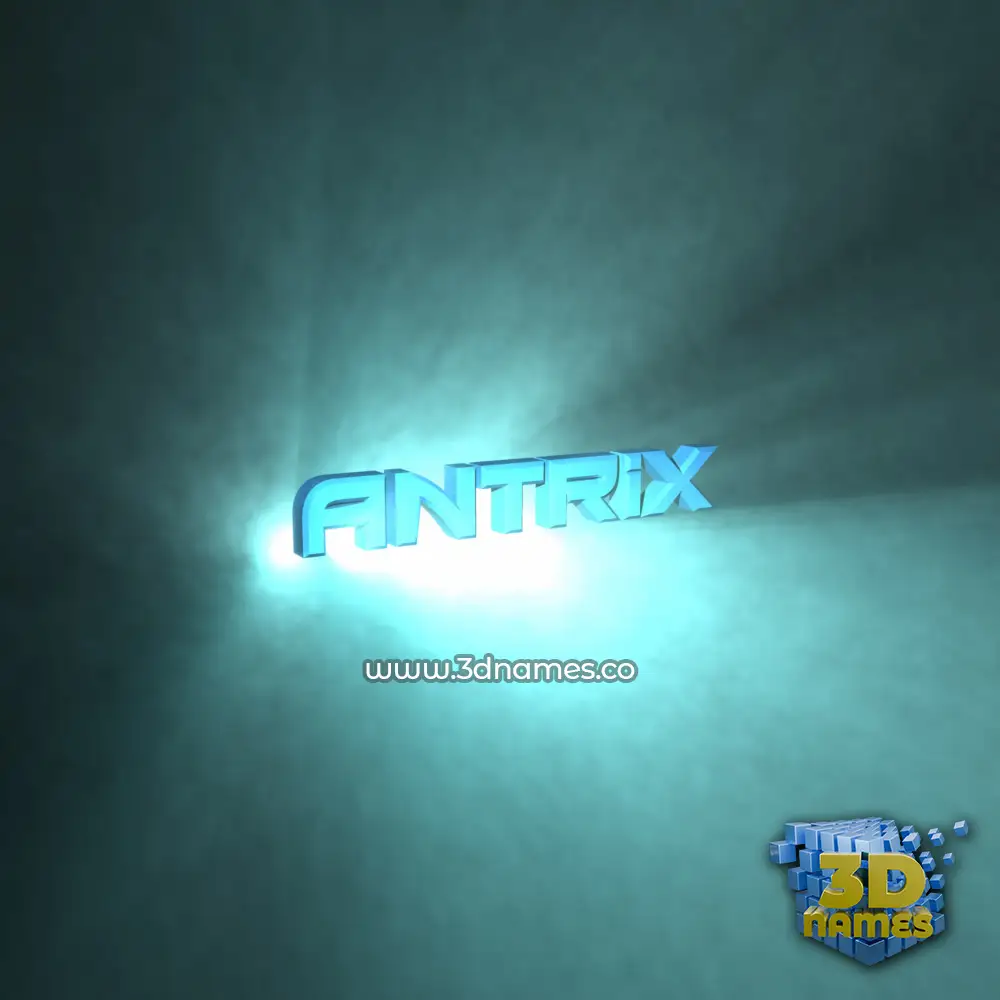 antrix in Light Shine style - 3D name wallpaper antrix in Light Shine style - 3D name wallpaper